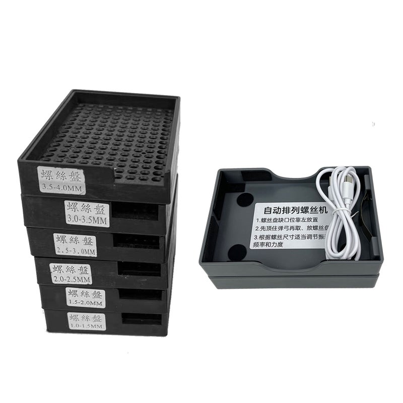 Screw Arrangement Machine Fully Automatic High Efficiency Screw Supply Feeder with 6 Trays - Image 1