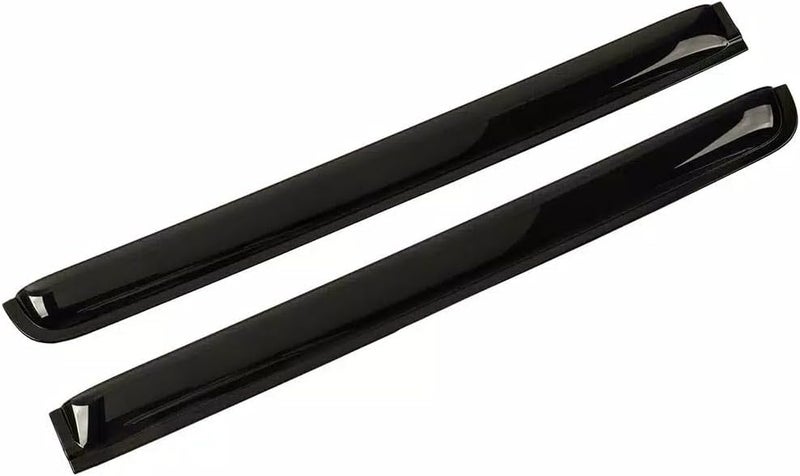 AVS Auto Ventshade [] Outside Mount Rain Guards For 2007-2013 Chevrolet Silverado, GMC Sierra 1500, CREW CAB; 07-14 Silverado/Sierra 2500HD-3500HD, CREW CAB | Window Vent Visors, 4 pcs. - Smoke | 94515 - Image 3