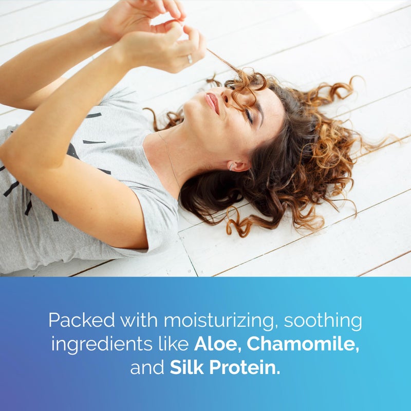 Curl Keeper Slip Hair Detangler Spray for Curly Hair, 8 Fl Oz - Leave In Conditioner Spray for Men, Women & Kids - Water-Based Detangling Spray Loosens Knots & Tangles with Aloe Vera & Silk Protein - Image 4