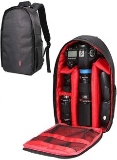 General Camera Backpack Waterproof Camera Backpack Outdoor Camera Backpack SLR Bag for Canon Nikon Sony Fuji Samsung Casio Panasonic Pentax Ricoh Olympus Leica Orange  - Image 2