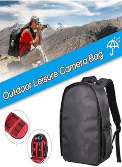 General Camera Backpack Waterproof Camera Backpack Outdoor Camera Backpack SLR Bag for Canon Nikon Sony Fuji Samsung Casio Panasonic Pentax Ricoh Olympus Leica Orange  - Image 3