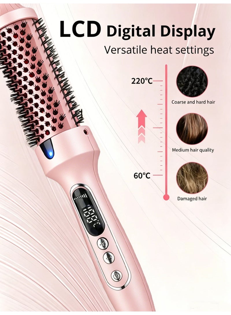 Bincoo Multi-functionalcurling comb, Thermal Hot Brush, Heated Round Brush for Straightening & Curling, Smooth & Shiny Hair with Negative Ions, Adjustable 60–240°C, Fast Heat, Includes Hair Brushes Accessories - Image 3