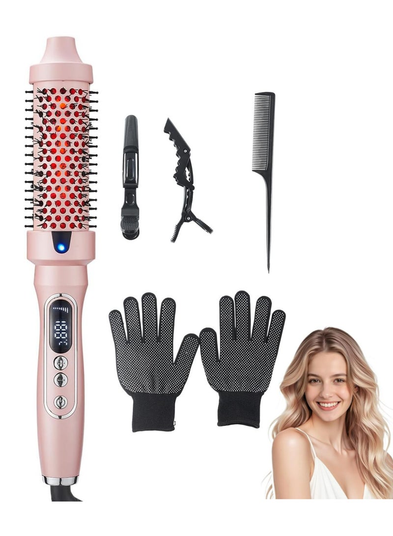 Bincoo Multi-functionalcurling comb, Thermal Hot Brush, Heated Round Brush for Straightening & Curling, Smooth & Shiny Hair with Negative Ions, Adjustable 60–240°C, Fast Heat, Includes Hair Brushes Accessories - Image 1