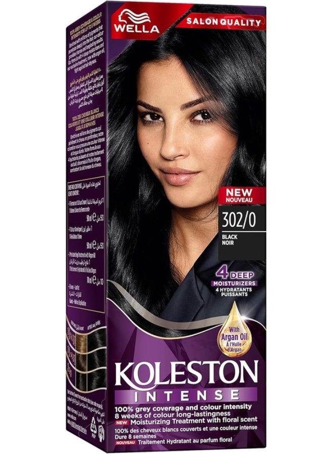 WELLA Hair Colour Creme 302/0 Black - Image 2