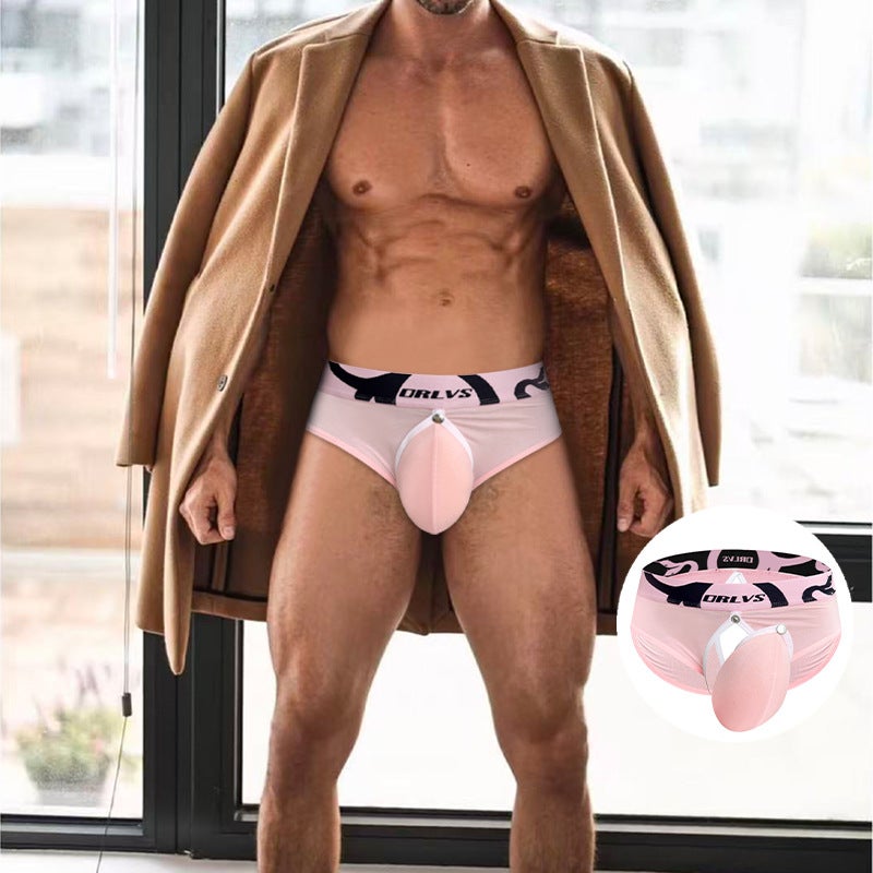 ORLVS Removable Pouch Underwear - Sporty Everyday Style with Mysterious Snake Pattern, Sexy Low-Waist Design - Image 5