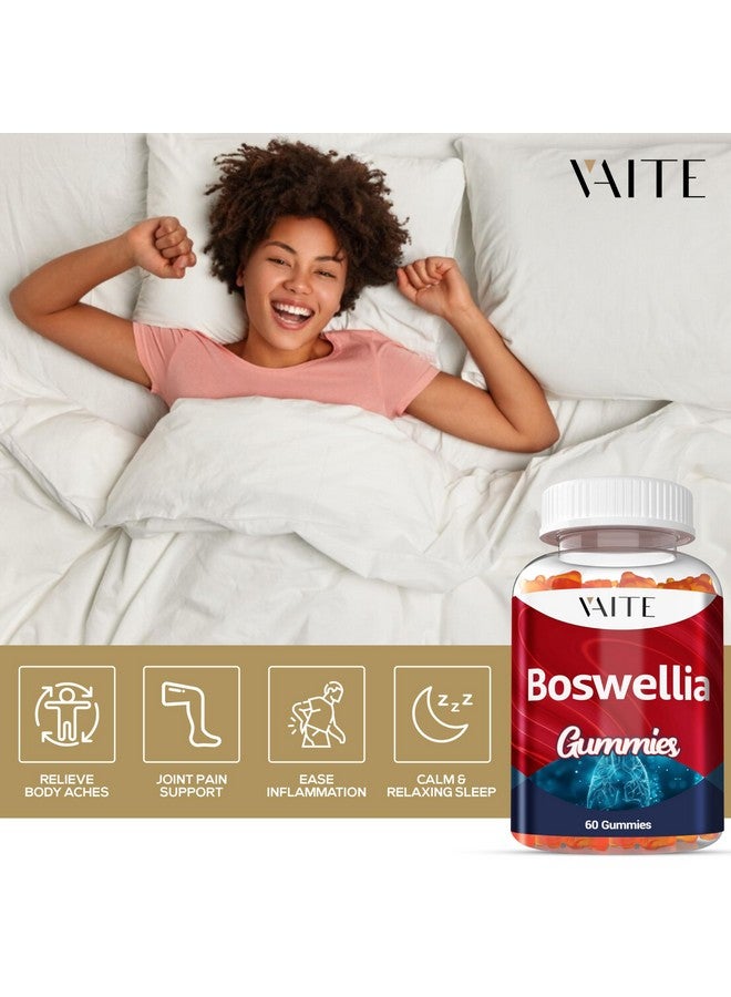 ڤايت حلوى جيلاتينية مستخلصة من اللبان الذكر من VAITE - مكمل غذائي نباتي لدعم المفاصل للنساء والرجال، مكملات غذائية داعمة للالتهابات، حمض اللبان الذكري القوي، خالي من الجلوتين، غير معدّل وراثيًا - Image 2