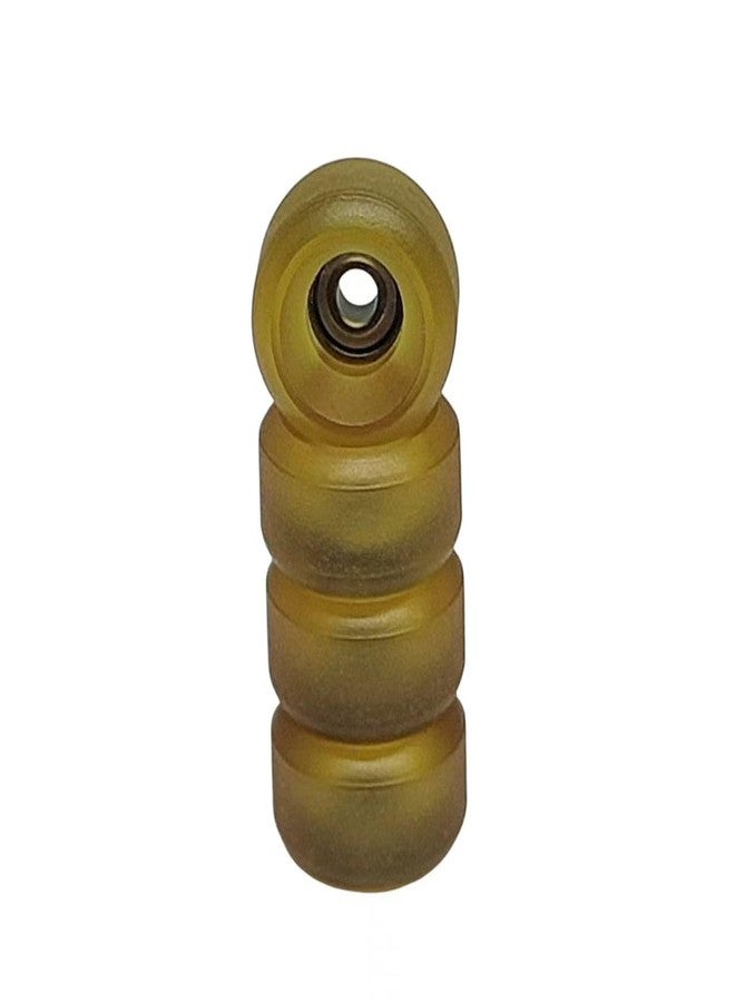 LEEFAI 75D Urethane Pro Fingerboard Wheels Clear Amber Bearing Wheel Handmade Polyurethane-Ultra Spin Bearings Wheels -7.8 * 4.8mm - Image 1