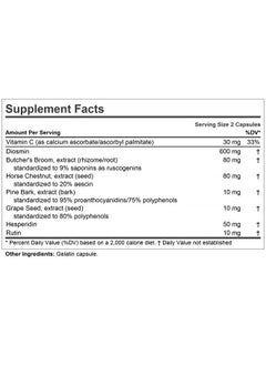 Andrew Lessman Circulation & Vein Support for Healthy Legs 60 Capsules - High Bioactivity Diosmin, Butcher's Broom, Visibly Reduces Swelling & Discomfort in Feet, Ankles, Calves, Legs  - Image 2