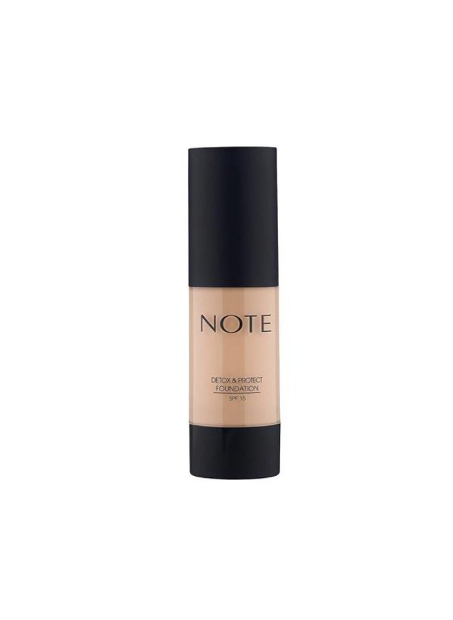 Note Note Cosmetique Detox And Protect Foundation - 07 Apricot  - Image 1