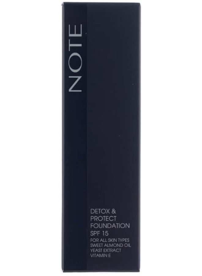 Note Note Cosmetique Detox And Protect Foundation - 07 Apricot  - Image 3