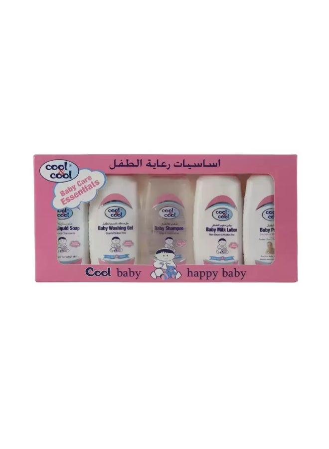 CoolCool Cool And Cool Baby Care Essentials Kit Natural Care For Babys Sensitive Skin- 5pcs Set - Image 2