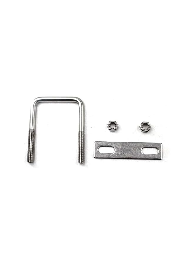 PROMASS promass 2pcs Square U Bolt 304 Stainless Steel Tie Down U Bolt (Size : M8*60 * 90) - Image 4