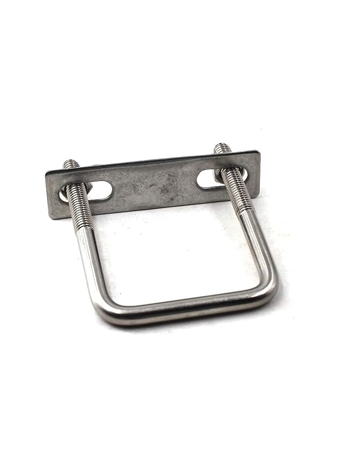 PROMASS promass 2pcs Square U Bolt 304 Stainless Steel Tie Down U Bolt (Size : M8*60 * 90) - Image 5