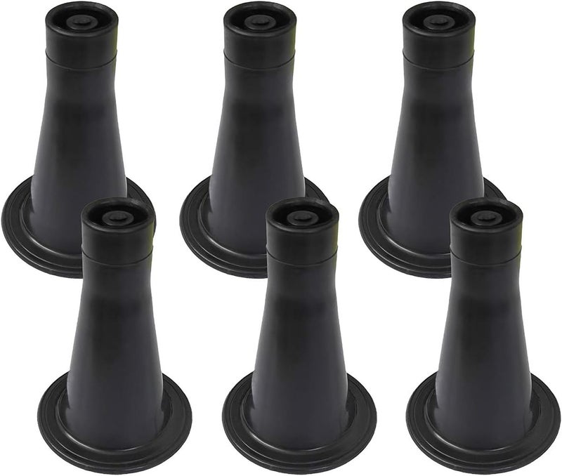 CAFORO Bed Frame Feet That Replace Your Wheels. Replacement Feet Allow Your Bed to Be Stationary Without Damaging Your Floor (Set of 6) - Image 1