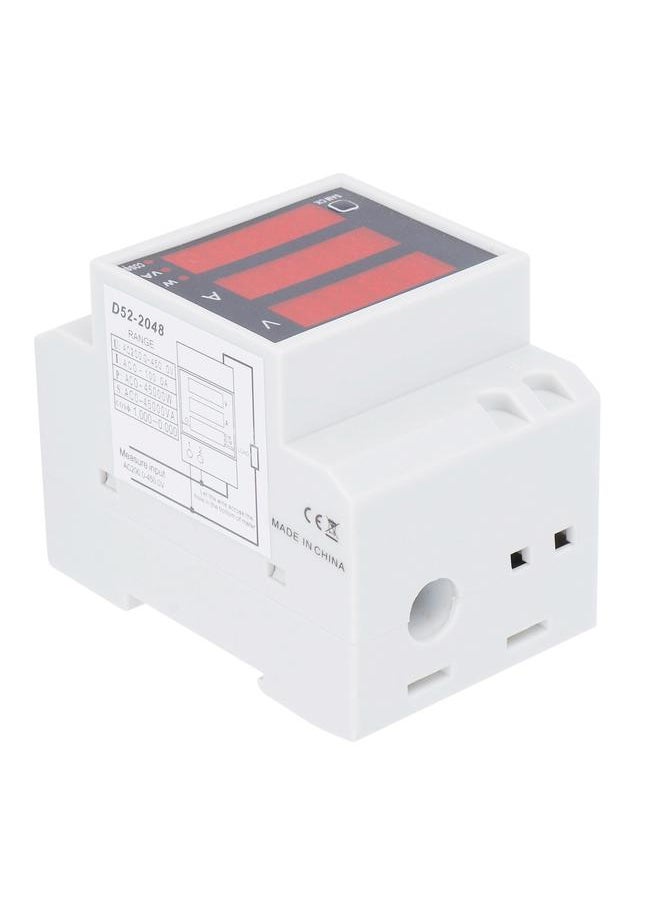 Thoraya DinRail Voltage Current Meter Digital MultiFunctional Power Factor Tester AC200450V  - Image 3