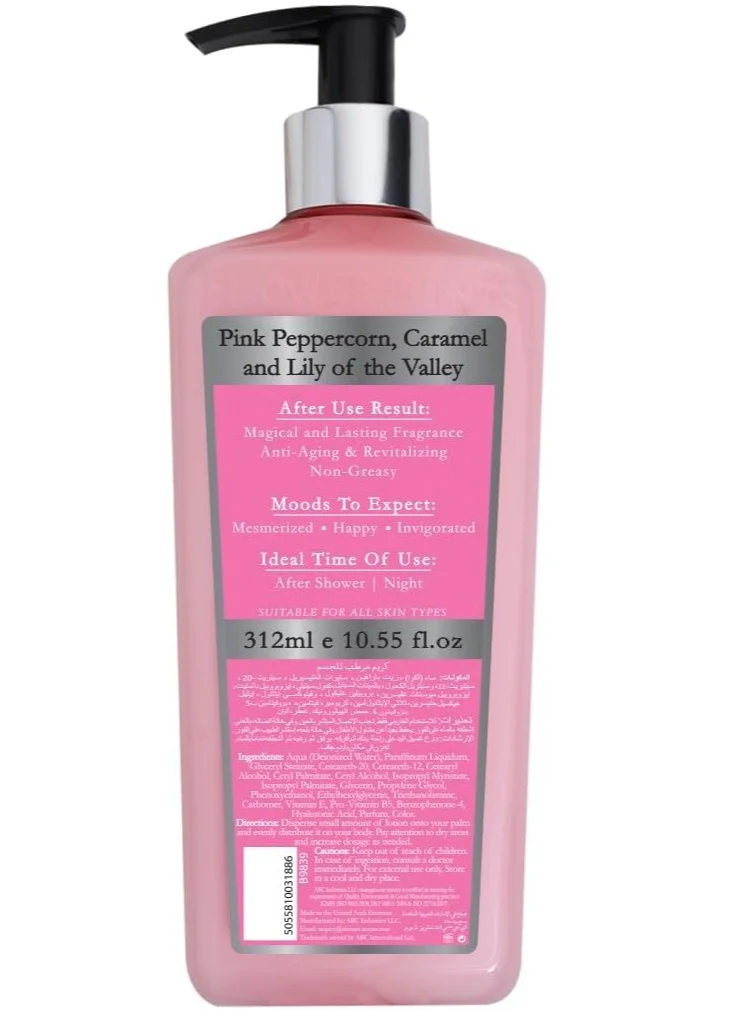 Shower Scents Shower Scents Pixie Dust Paraben-Free Moisturizing Body Lotion with Hyaluronic Acid, Pro-Vitamin B5, Vitamin E and UV Protection 312ml