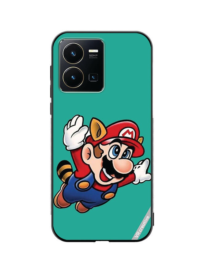 Protective Case Cover For Vivo Y35 Mario Design Multicolour