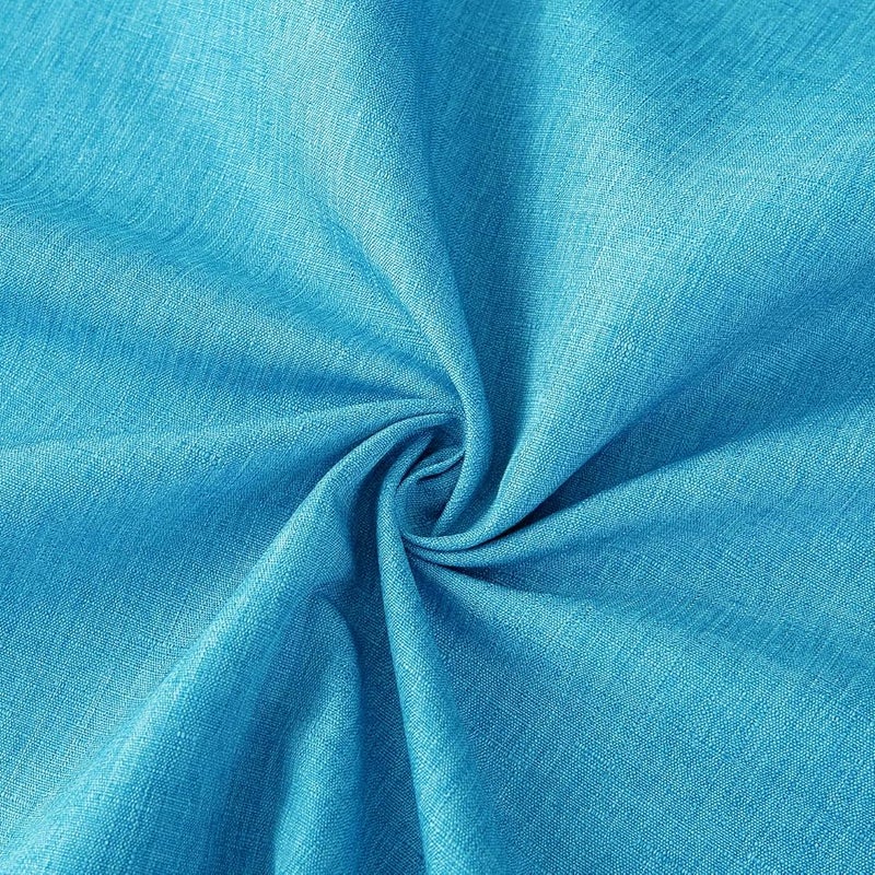 youngseahome Outdoor Tablecloth Wrinkle-Free Stain Resistant Waterproof Polyester Fabric Table Cover with Zipper Umbrella Hole for Picnic/Party/Dinner/Patio Garden(60Ã—84inch,Zippered,Aqua) - Image 5