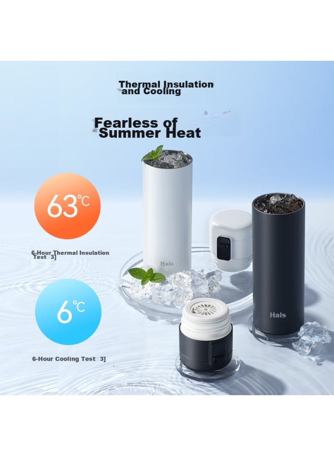 Huawei Smart Selection Harmonyos Selected Haers Intelligent Flip-lid Insulated Cup, 420ml Water Bottle, 316l Stainless Steel, Gift For Children, Students, Men And Women - Image 5