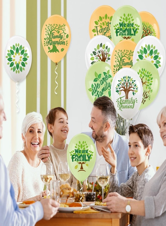 هواف بالونات HOWAF 45 قطعة من بالونات لم شمل العائلة مقاس 12 بوصة من اللاتكس بعبارة "نحن عائلة" بالونات حفلات بطابع شجرة العائلة للمنزل وديكورات حفلات لم شمل العائلة ومستلزمات حفلات التجمع العائلي - Image 5