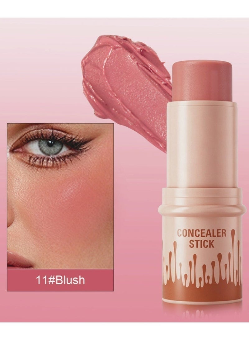 ZMDREAM Highlight Contour Blush Stick Set, Waterproof Long-Lasting Multi-Shade Concealer Stick,Easy to Blend for Flawless Facial Contouring - Image 2