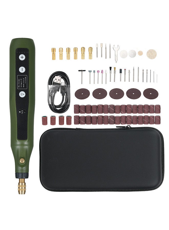 Mini Rotary Tool Kit 5-Speed Multi-Purpose 4.2V Power Rotary Tools Kit with 72 Accessories For Engraving Sanding Grinding Polishing Carving DIY Crafts  - Image 1
