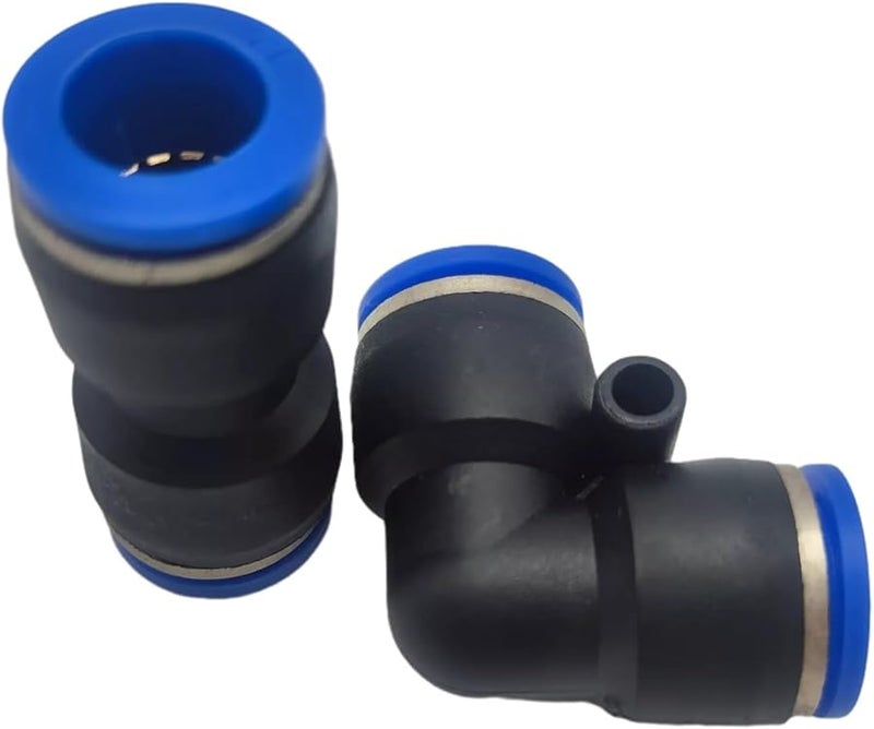 Push To Connect Fittings 50 قطعة PU10 موصل أنابيب هوائي مائي - Image 4