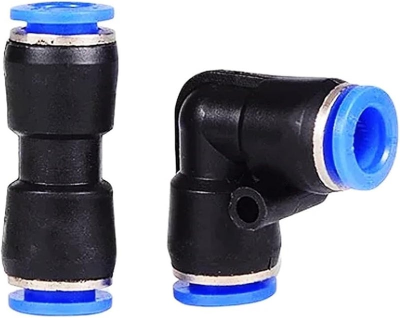 Push To Connect Fittings 50 قطعة PU10 موصل أنابيب هوائي مائي - Image 2