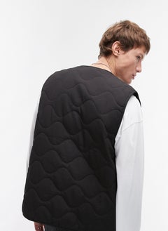 TOPMAN Quilted Gilet Jacket  - Image 2