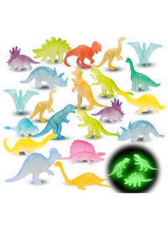 28PCS Glow in Dark Dino Figure, Dinosaurs Toys for Kids Dinosaur Party Favors, Birthday Cup Cake Topper Goodie Bag, Bulk Classroom Prize Treasure Box Toy - pzsku/Z4528EFBAF6EB47A4EC6DZ/45/_/1730291051/a6b9b97e-5ce1-472c-ba31-b6a956c376c6