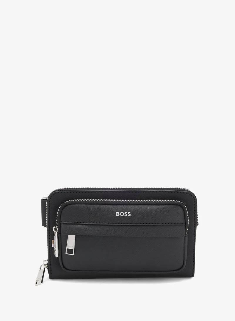 BOSS Crossbody bag with foil-print logo