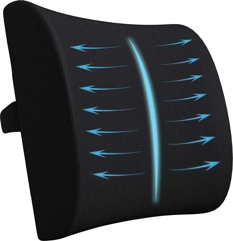 ريفو بيبي Revubaby Air Orthopedic Chair Pillow Waist Support Cushion Pillow Breathable Mesh Sponge Fabric