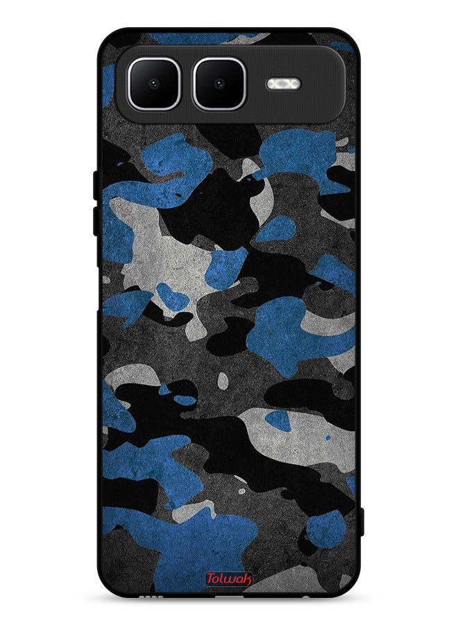 Tolwak Infinix Smart 10 Plus Protective Case Cover Camouflage Pattern