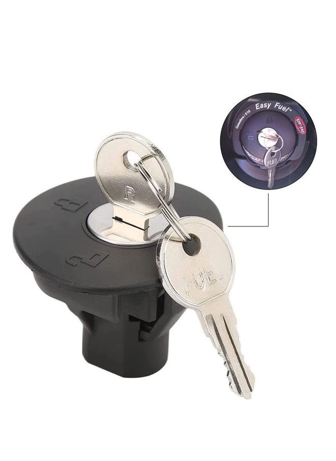 Locking Gas Cap Lock Fuel Cap Replace 8U5Z-9C268-B Compatible With Ford F150 Edge Escape Expedition Explorer Focus Fusion Taurus - Image 2