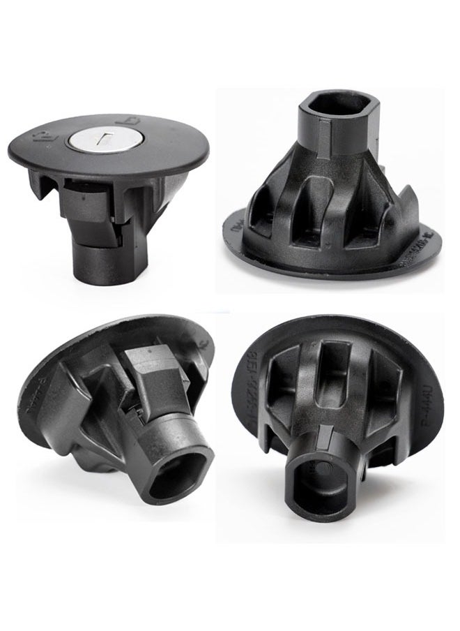 Locking Gas Cap Lock Fuel Cap Replace 8U5Z-9C268-B Compatible With Ford F150 Edge Escape Expedition Explorer Focus Fusion Taurus - Image 3