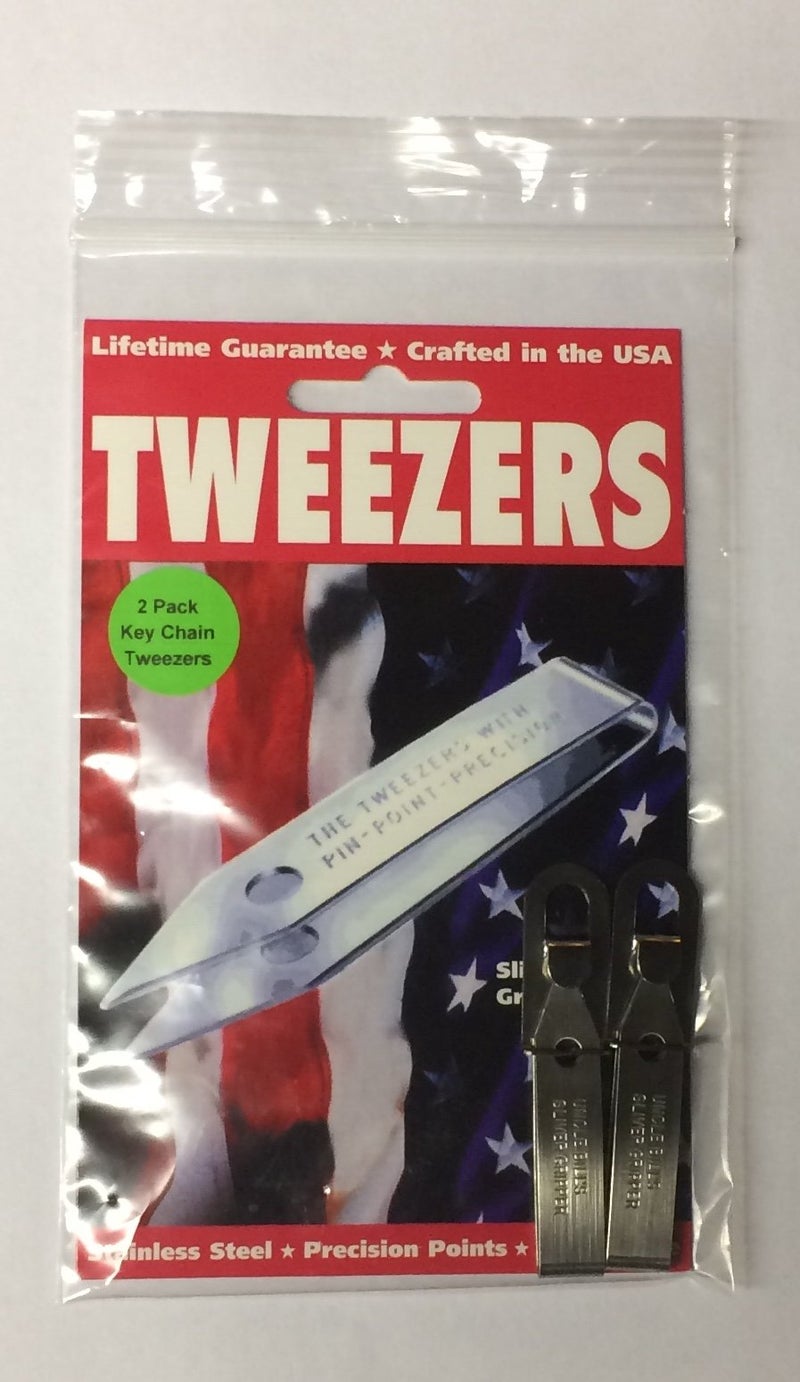 Sliver Gripper 2 Pack Uncle Bill's Sliver Gripper Precision Key Chain Tweezers