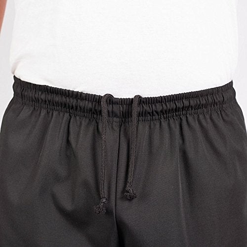 KNG Black Baggy Cargo Chef Pants for Men and Women – Drawstring Waist XS - Image 4