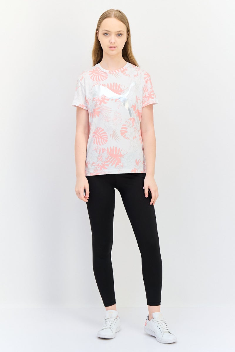 PUMA Women Relaxed Fit Short Sleeve Walking T-Shirt, Multicolor - Image 4