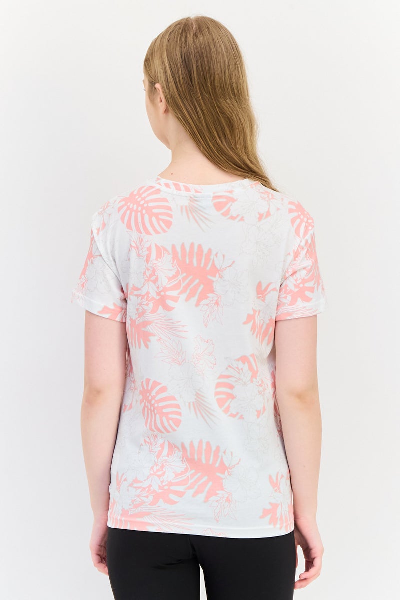 PUMA Women Relaxed Fit Short Sleeve Walking T-Shirt, Multicolor - Image 3