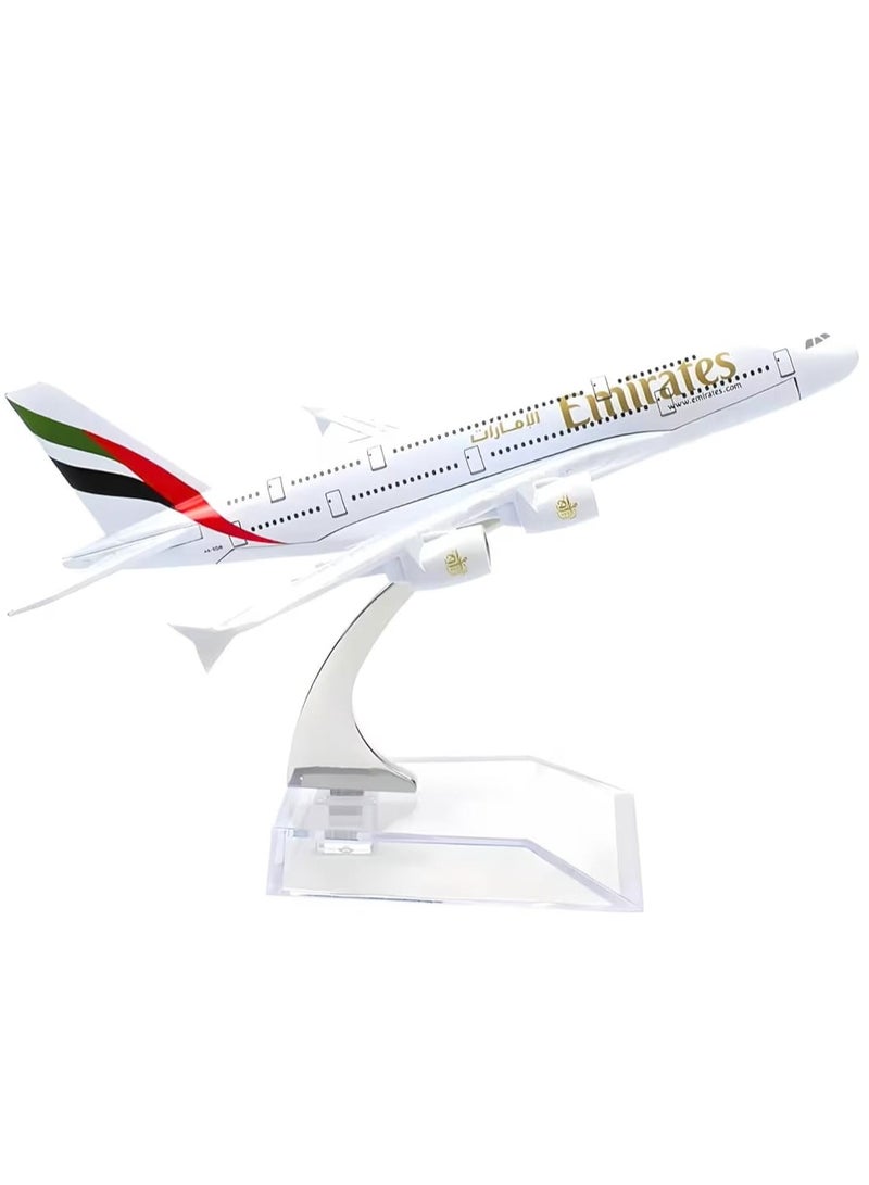 16cm A380 Diecast Airplane Model – Collectible Aircraft Toy with Stand – Ideal for Aviation Enthusiasts and Kids Airplane models child birthday gift Christmas gift plane models - Image 1