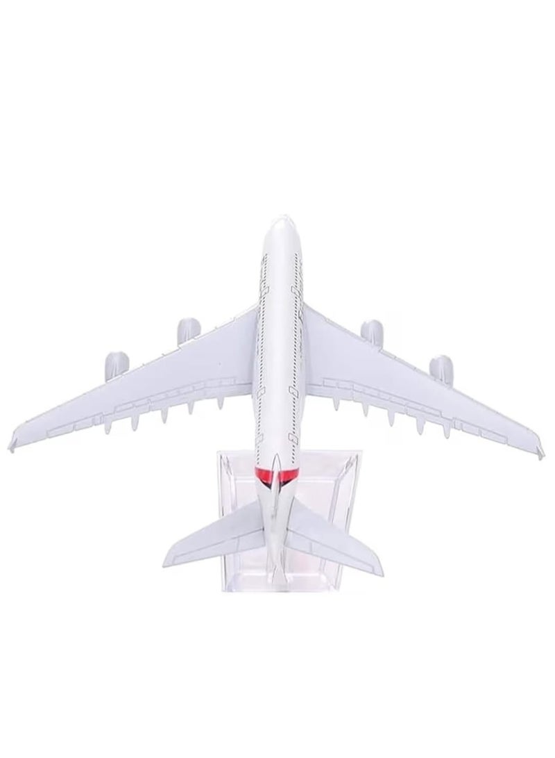 16cm A380 Diecast Airplane Model – Collectible Aircraft Toy with Stand – Ideal for Aviation Enthusiasts and Kids Airplane models child birthday gift Christmas gift plane models - Image 3