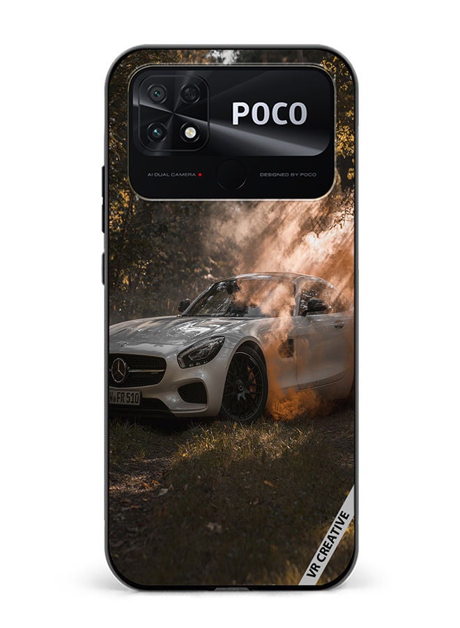 VR CREATIVE Protective Case Cover For Xiaomi Poco C40 Mercedes Amg Design Multicolour - Image 1