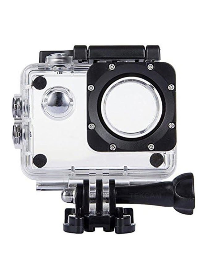 TEKCAM Professional Waterproof Case Compatible DBPOWER EX5000 Waterproof Action Camera 12MP / AKASO EK7000 EK5000 / ODRVM Full HD Sports Camera Housing Case Underwater Shell - Image 1