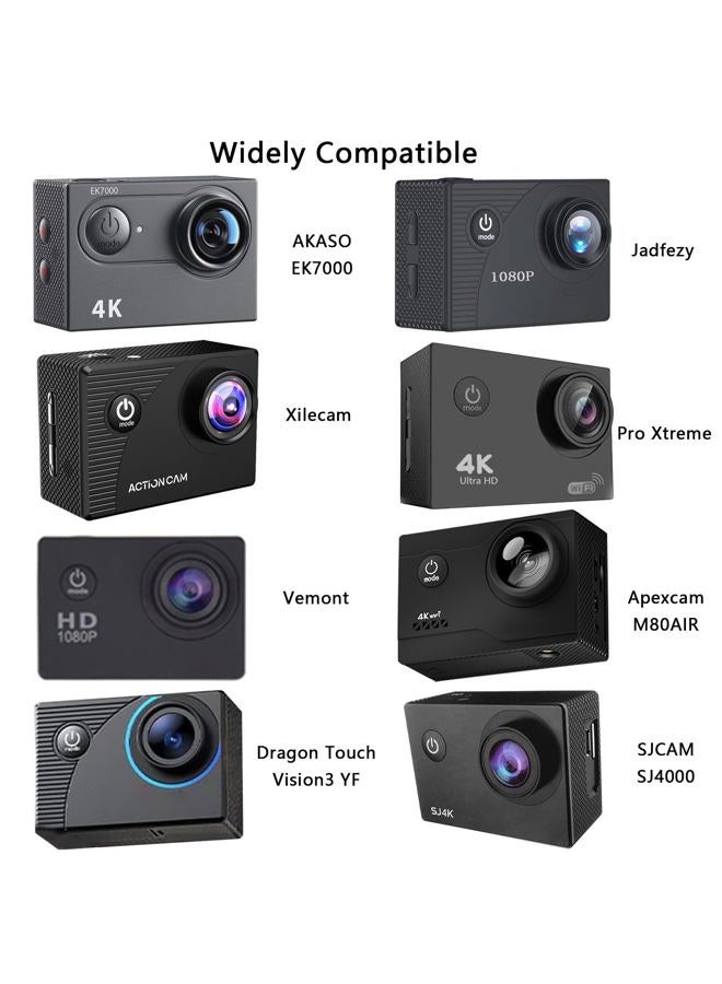 TEKCAM Professional Waterproof Case Compatible DBPOWER EX5000 Waterproof Action Camera 12MP / AKASO EK7000 EK5000 / ODRVM Full HD Sports Camera Housing Case Underwater Shell - Image 2