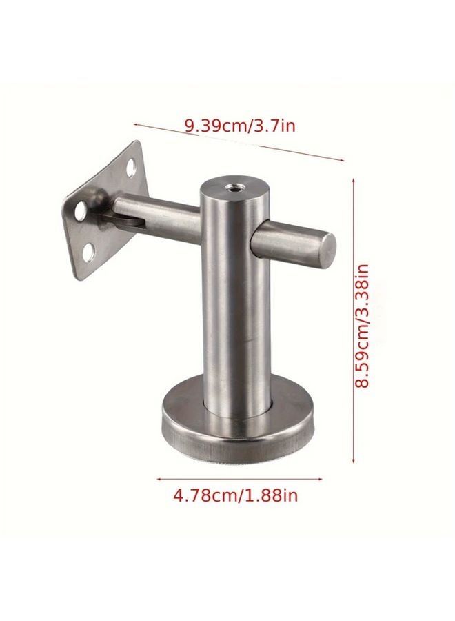 أقواس درابزين حائطية من الفولاذ المقاوم للصدأ - حامل مسند ذراع متين للسلالم - Image 4