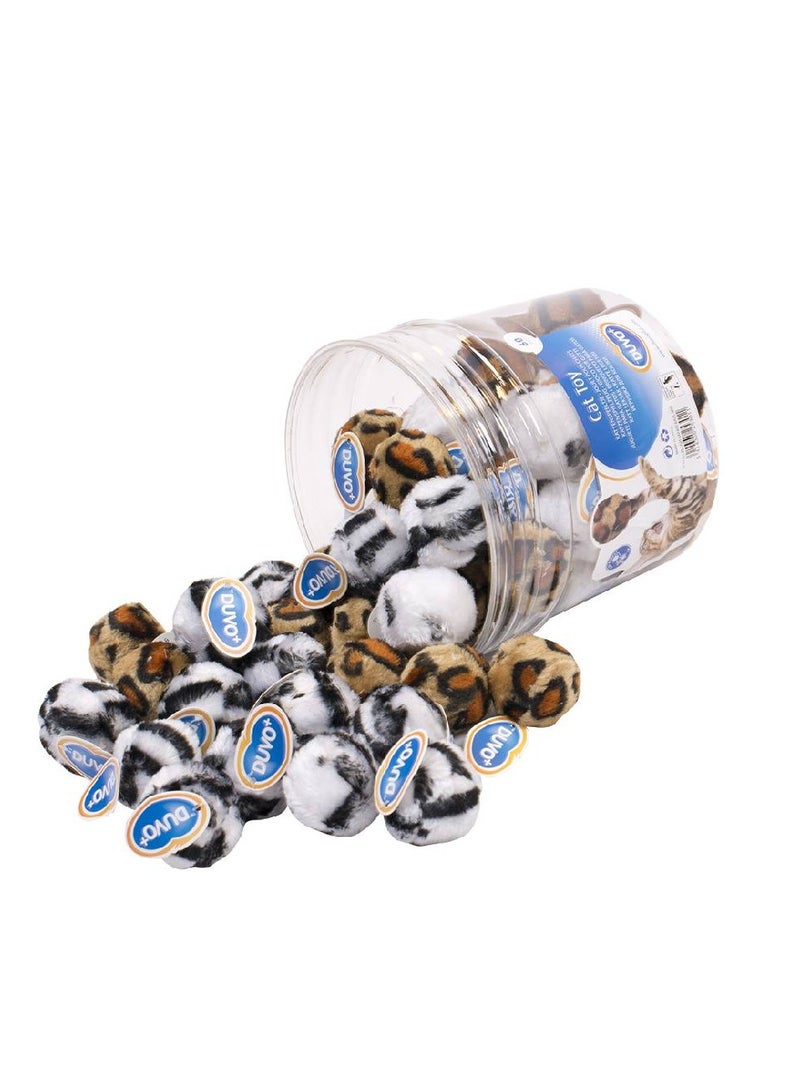 Duvo - Ball with bell (Assorted Safari Color, per piece)