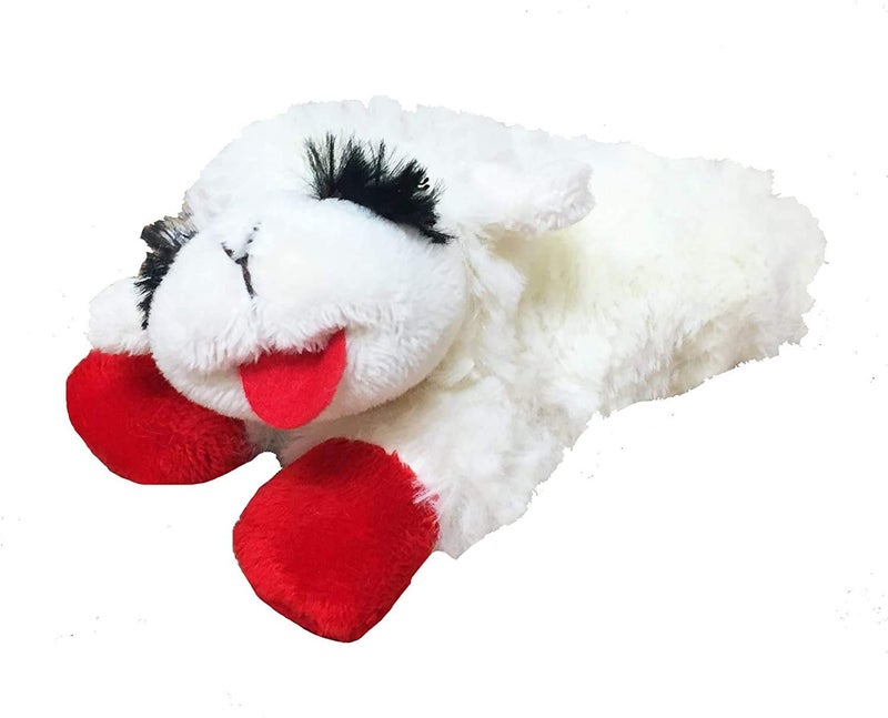 Multipet Lamb Chop | Lamb Chop Dog Toy | Small Dog Toy Lamb Chop Squeaker Toy | Officially Licensed