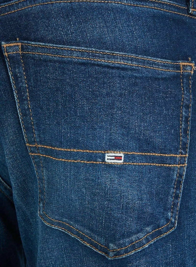 TOMMY HILFIGER Slim Fit Faded Jeans