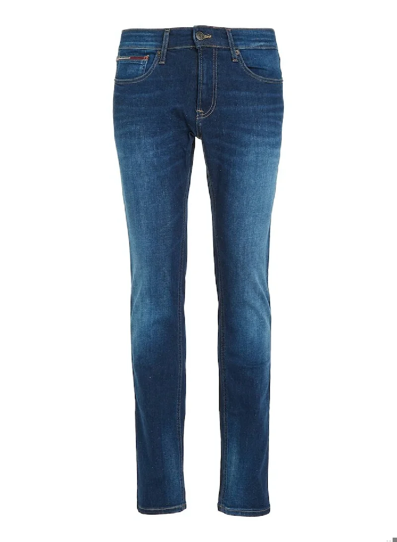 TOMMY HILFIGER Slim Fit Faded Jeans