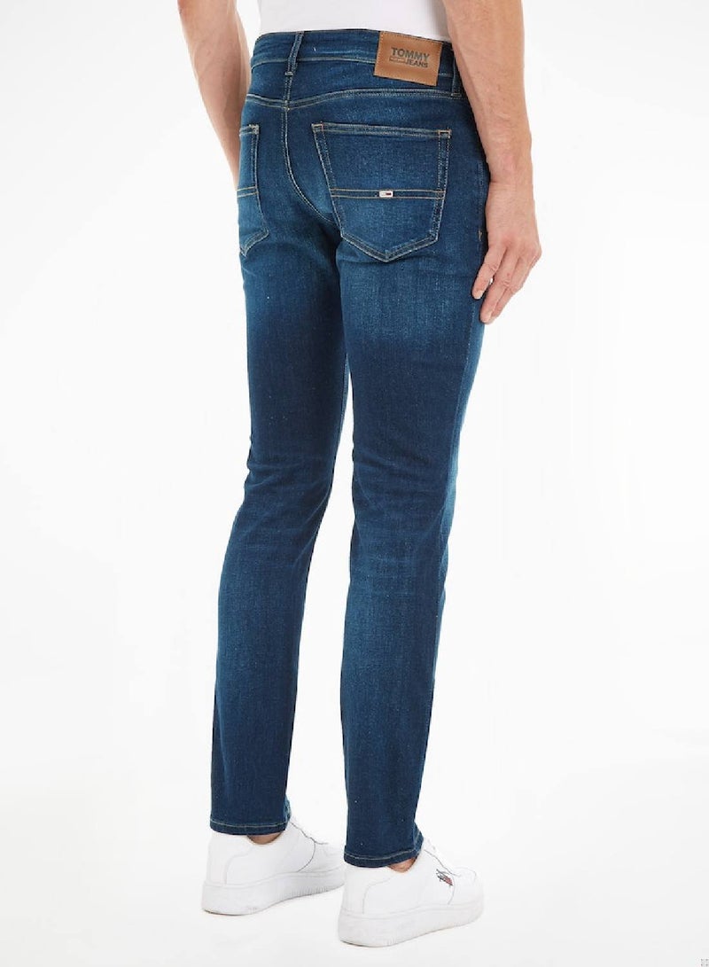 TOMMY HILFIGER Slim Fit Faded Jeans - Image 3